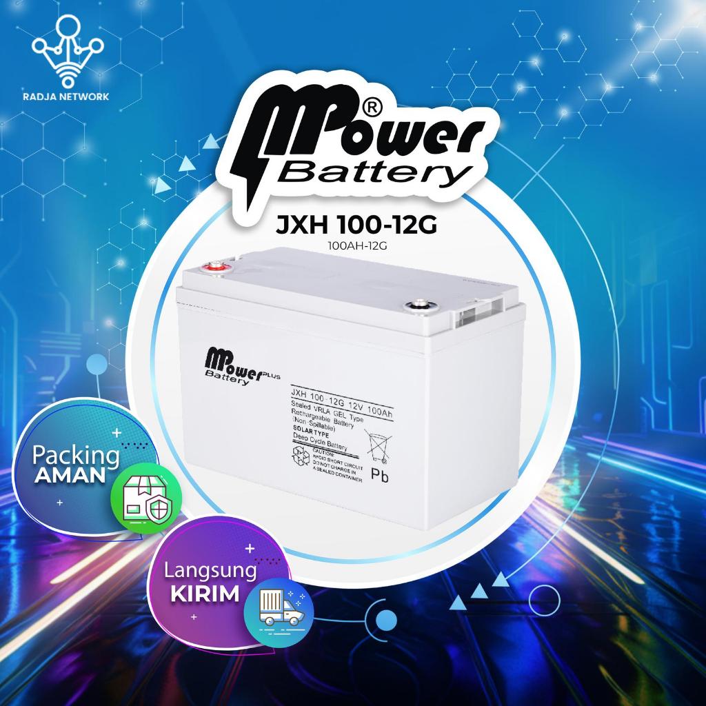 BATTERY SOLAR PANEL / UPS VRLA MPOWER JXH100-12G 12V 100AH
