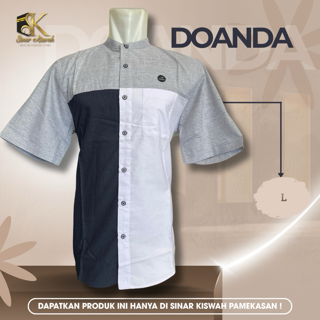 BAJU KOKO DOANDA LENGAN PENDEK