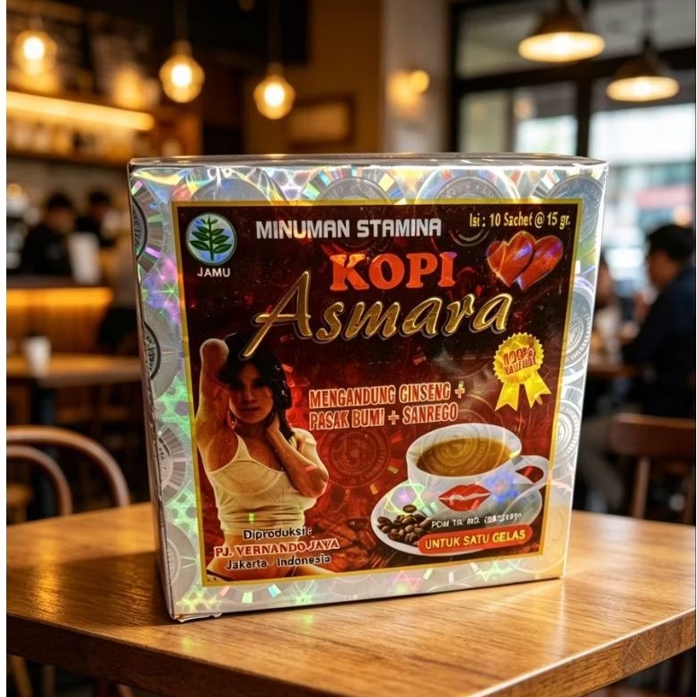 KOPI ASMARA isi 10 Sachet//100%Original