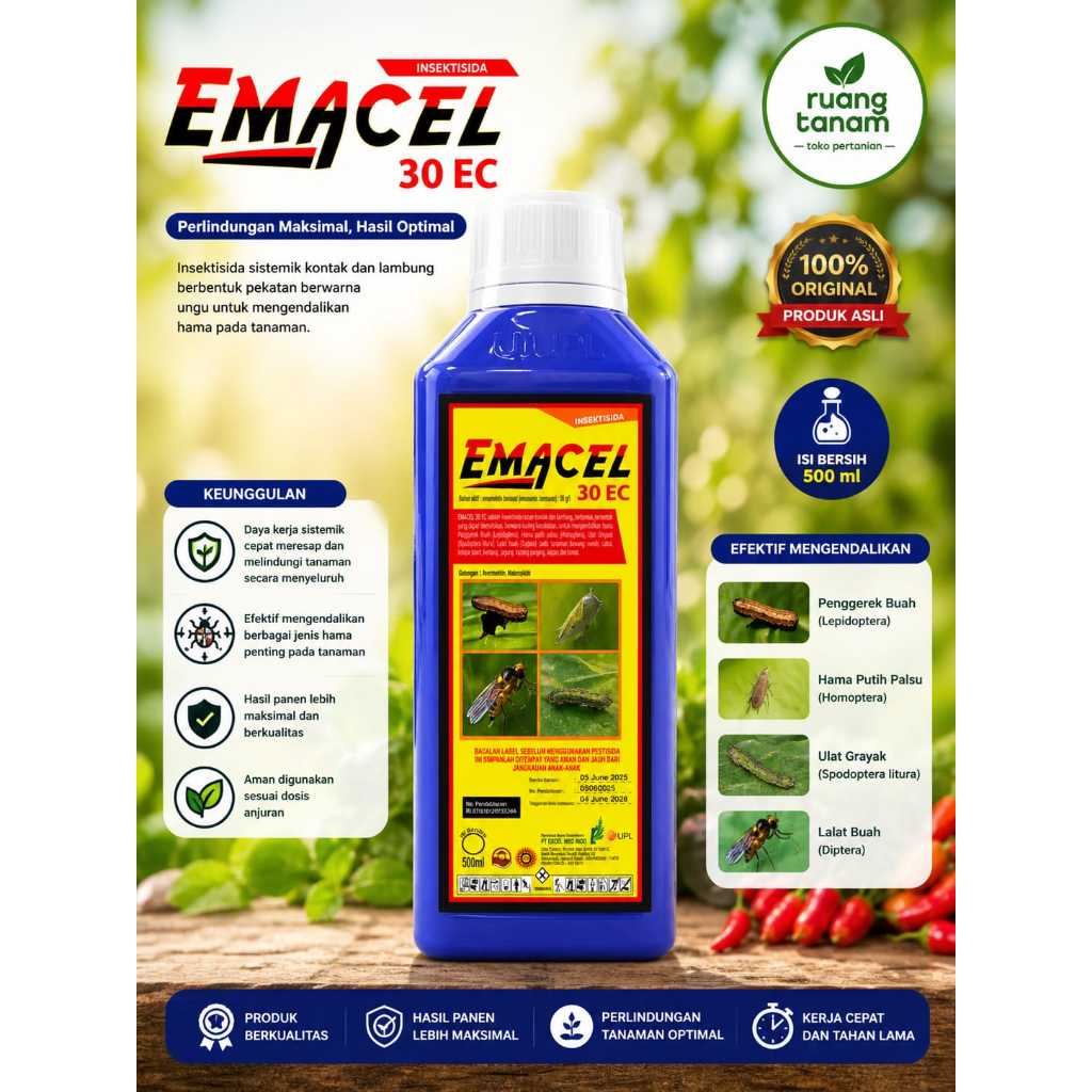 Emacel 30 EC Insektisida 500 ml