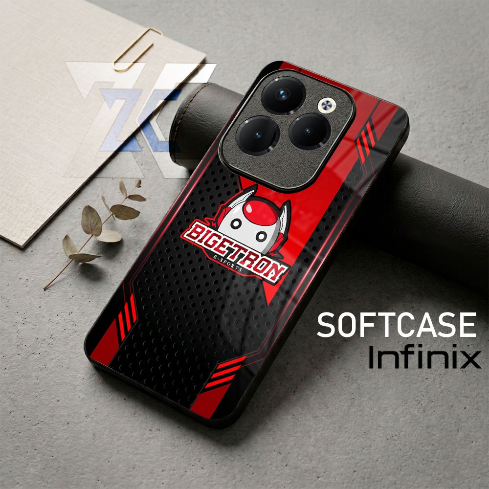 (TB44) Softcase INFINIX HOT 40 | 40 PRO | Casing Hp INFINIX | Kesing anti slip | Motif Bigetron | Ke