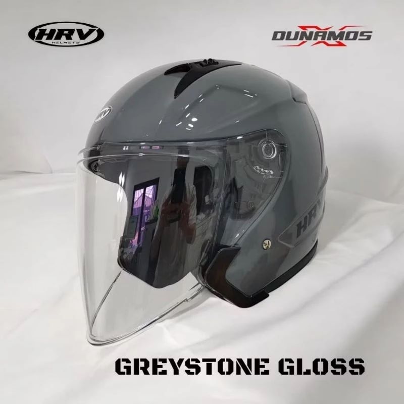 Helm Half Face HRV DUNAMOS| | Helm Premium Paket Ganteng - [CLIK HELMET DEPOK]