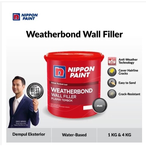 Weatherbond Wall Filler 1Kg Nippon Paint