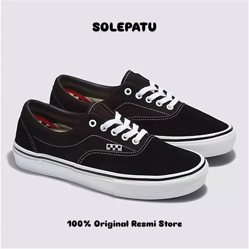 Vans Skate Era Black White Original Resmi