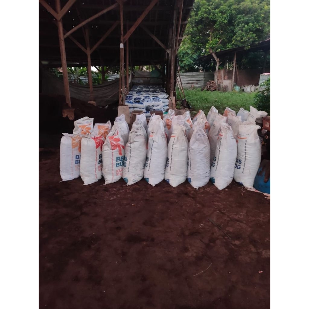 pupuk kandang kohe sapi karung kemasan 50kg