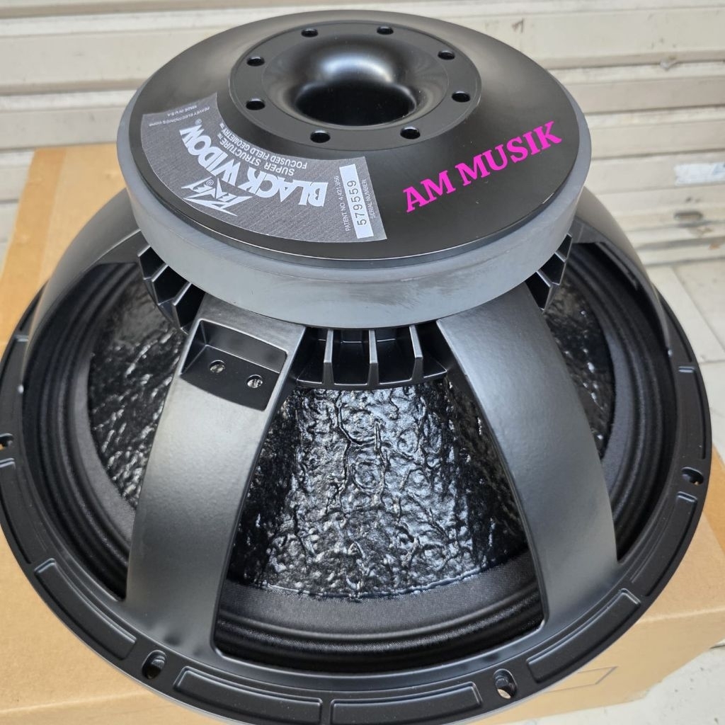 SPEAKER COMPONENT PEAVEY PRO RIDER/BLACK WIDOW 18 INCH VC 4 INCH TULANG BABET MAGNET TEBAL 1200 WATT
