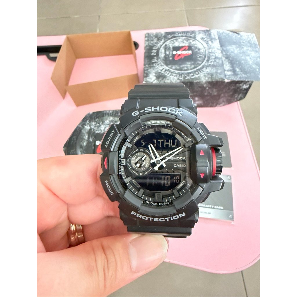 Jam Tangan G-Shock Original GA-400-1BDR Second Like New