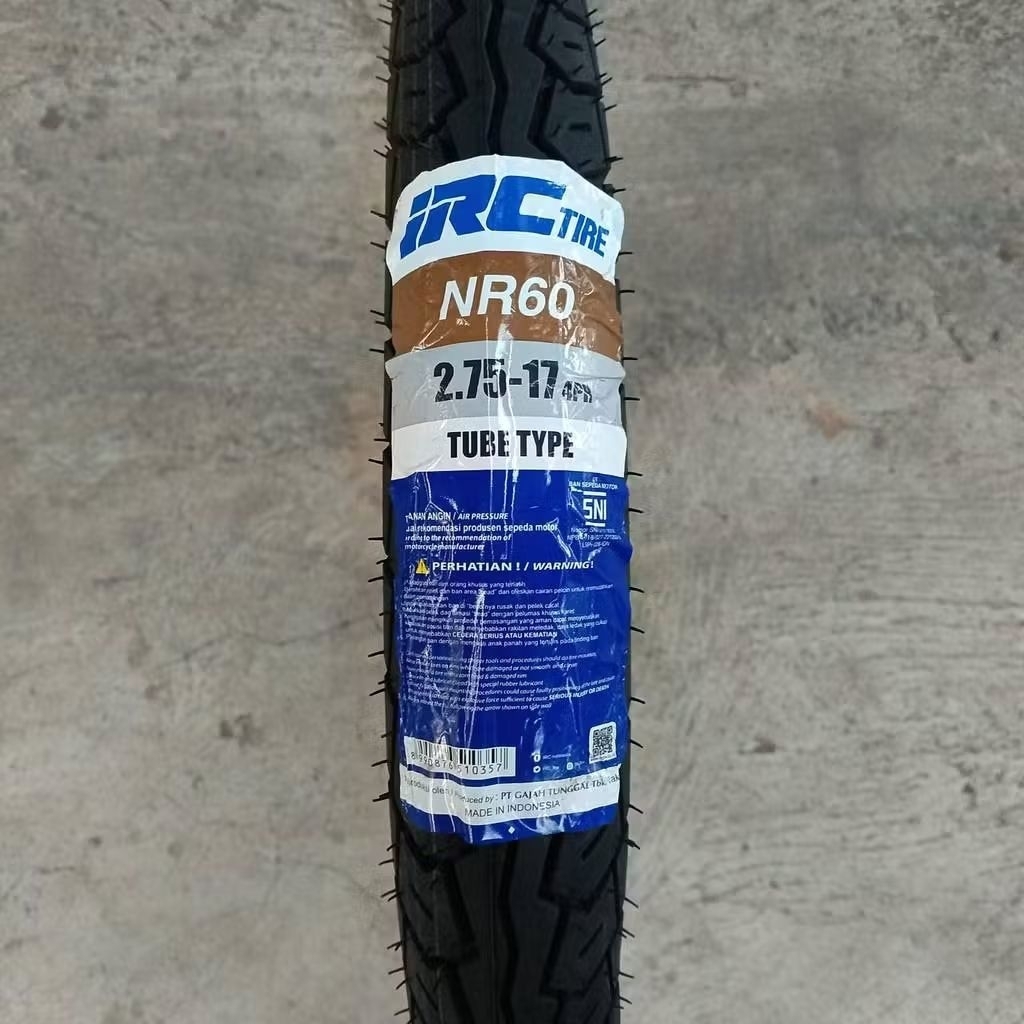 IRC - Ban Luar Tubetype (TT) 2.75-17 NR60 /  NR 60 IRC