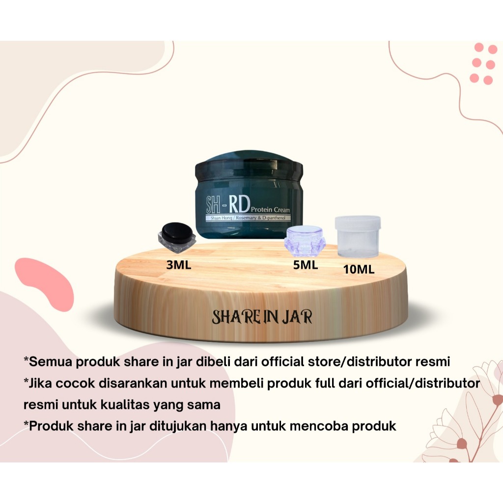 Trial Size Kemasan Coba SH-RD Protein Cream Moisturizer & Vitamin Rambut