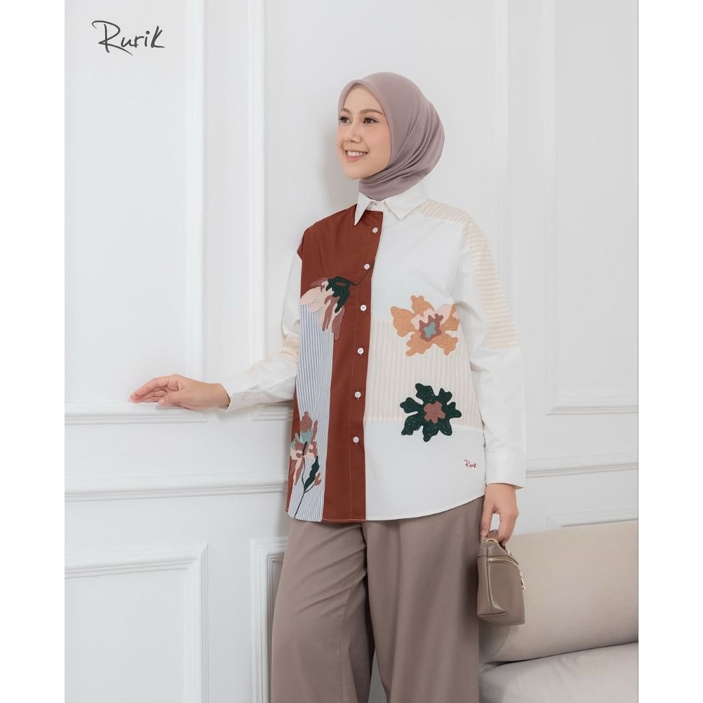Rurik Kemeja Kienna Terbaru. Kiena Embroidery Shirt Rurik. Rurik Mei Vol 1. Rurik Terbaru. Rurik Ori