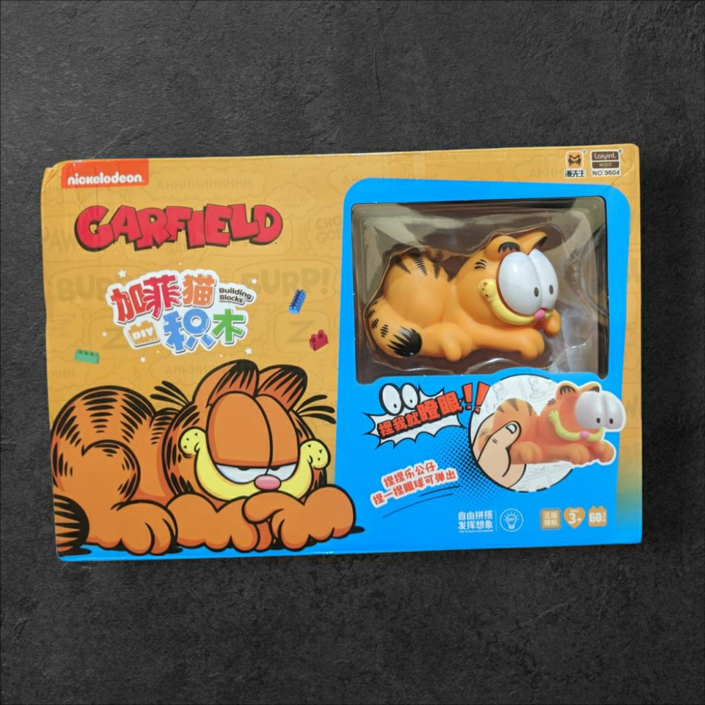 Mr. Man Garfield Diy Building Blocks Nickelodeon
