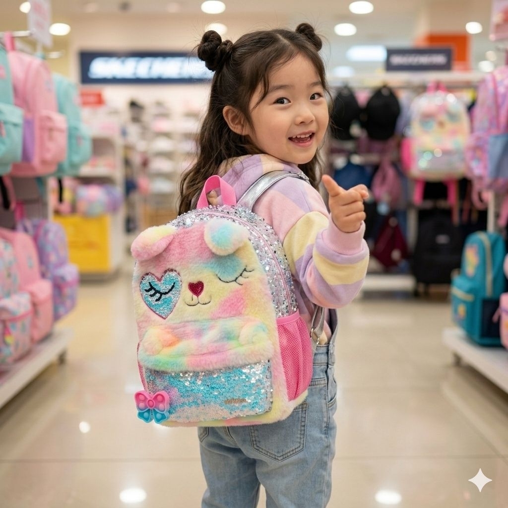 Twinkle Toes Skechers Cat Backpack Kids Tas Ransel Anak