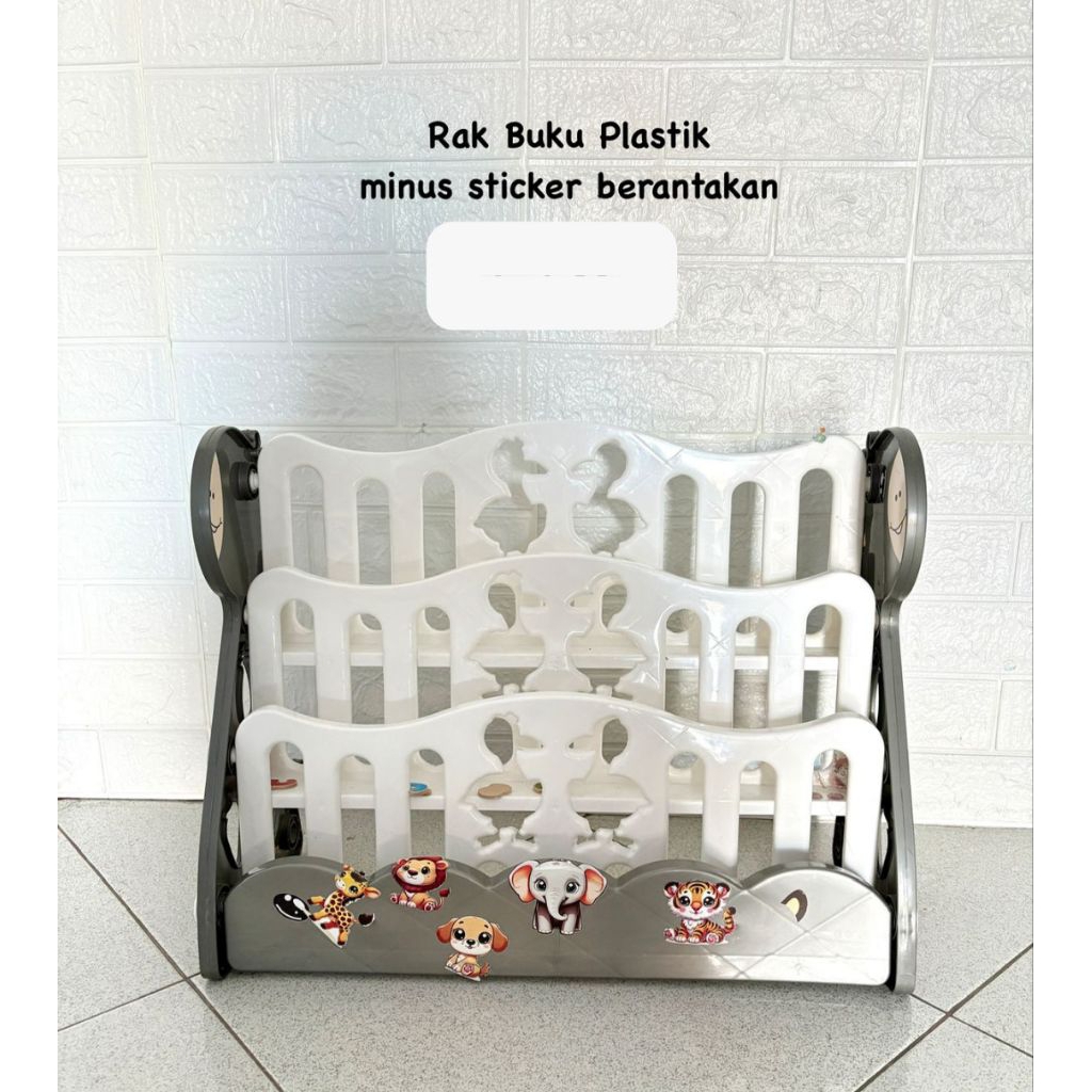 Preloved Exotic Rak Buku Susun Anak Plastik - Lemari Buku - ET-825