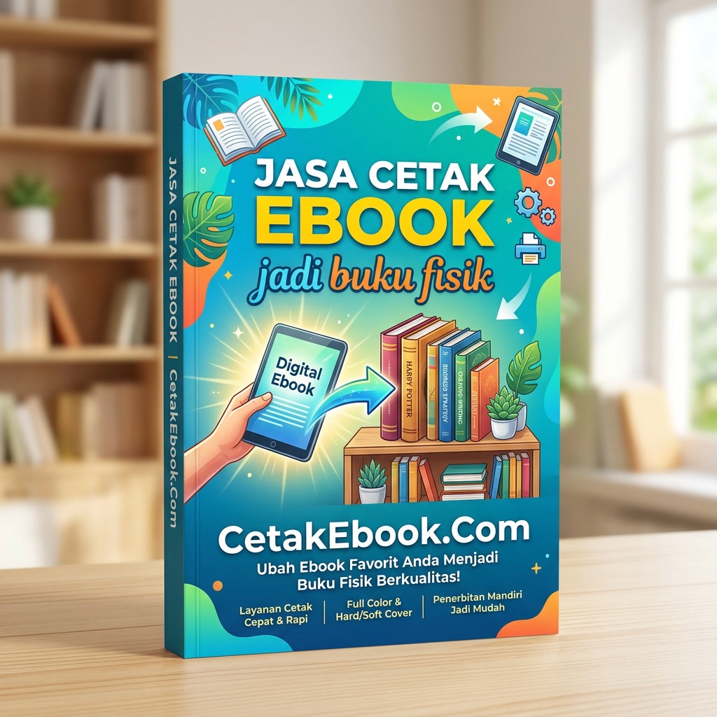 Jual JASA PEMBUATAN BUKU (DARI EBOOK, JILID LEM manual) CETAK BUKU Murah