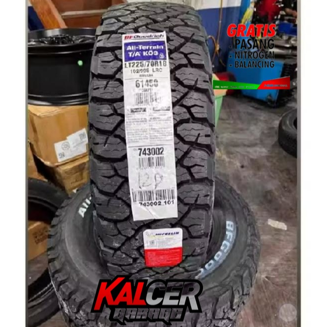 Ban Mobil BFGoodrich All-terrain Ko3 225 70 r16 Taft Jimny Katana dll r16