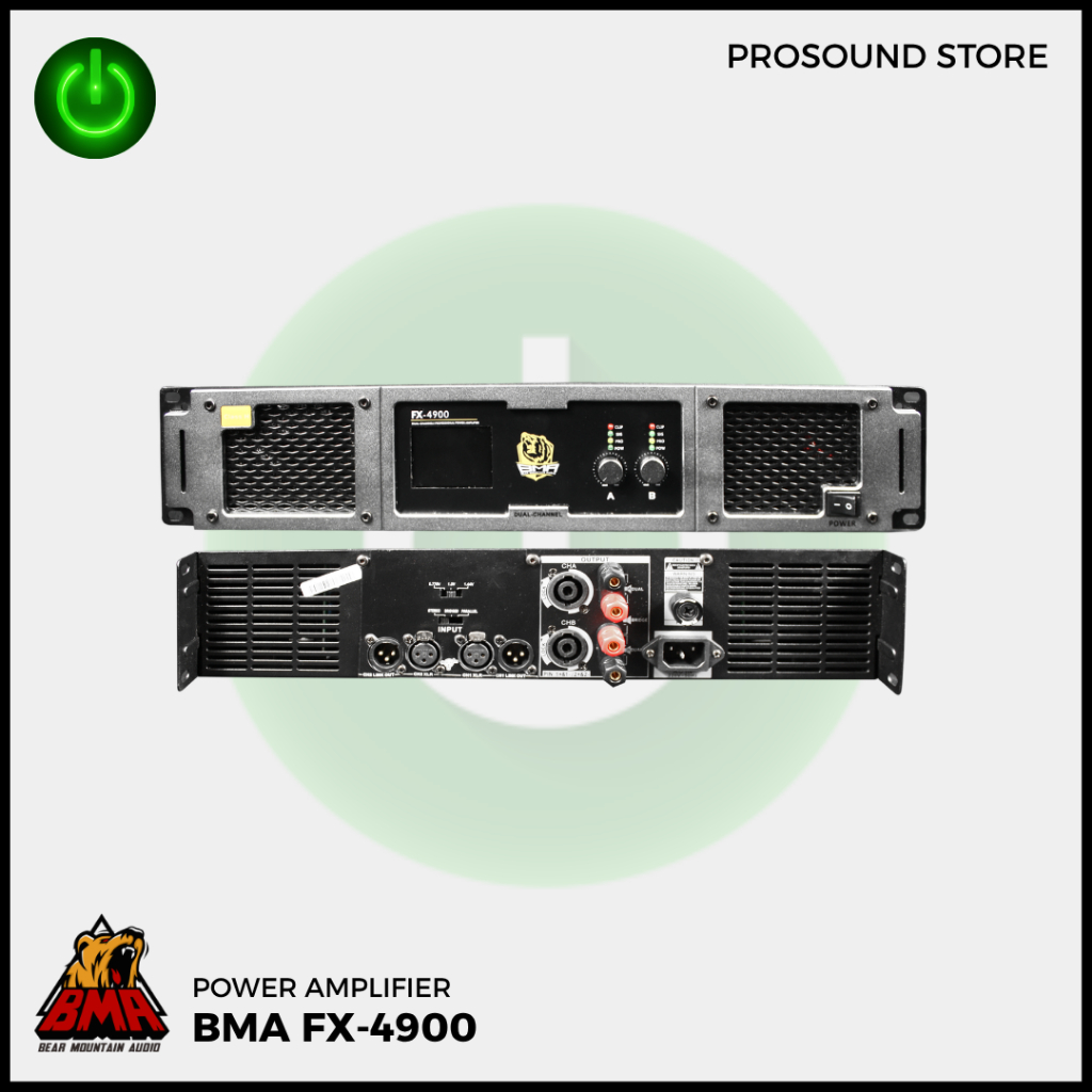 Power Amplifier BMA FX-4900 / Ampli BMA / Power BMA FX4900