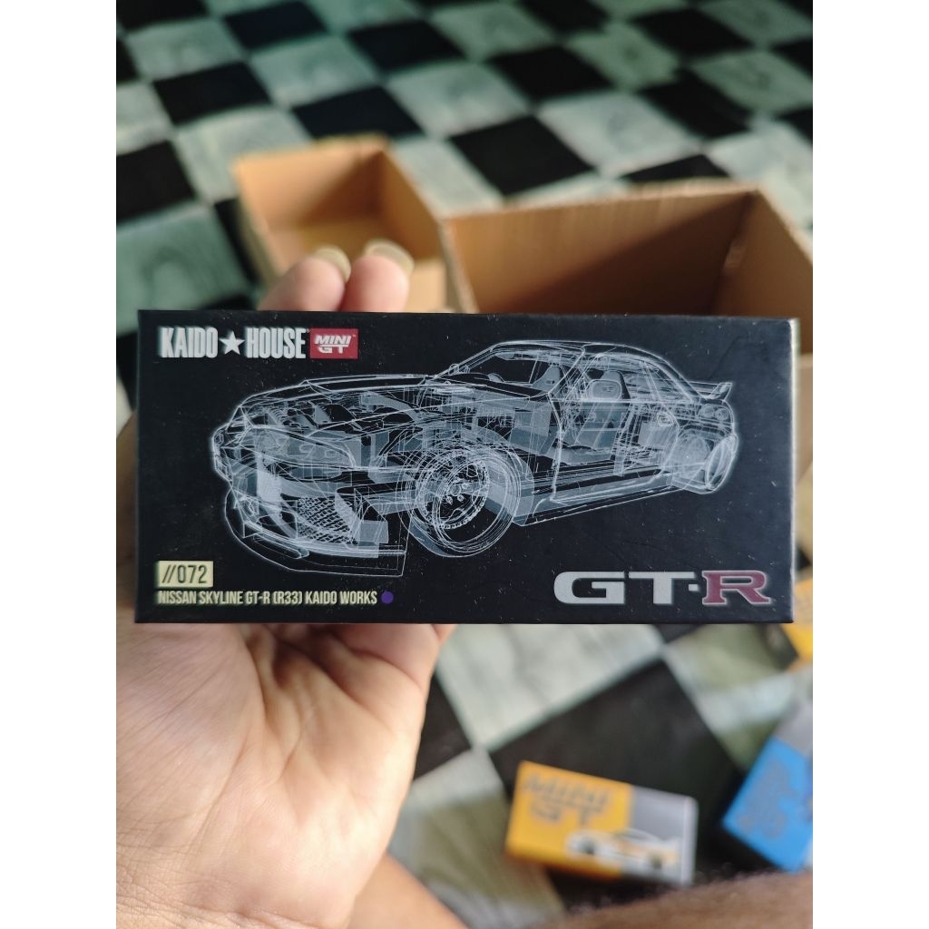 MINI GT KAIDO HOUSE NISSAN SKYLINE R33 PURPLE