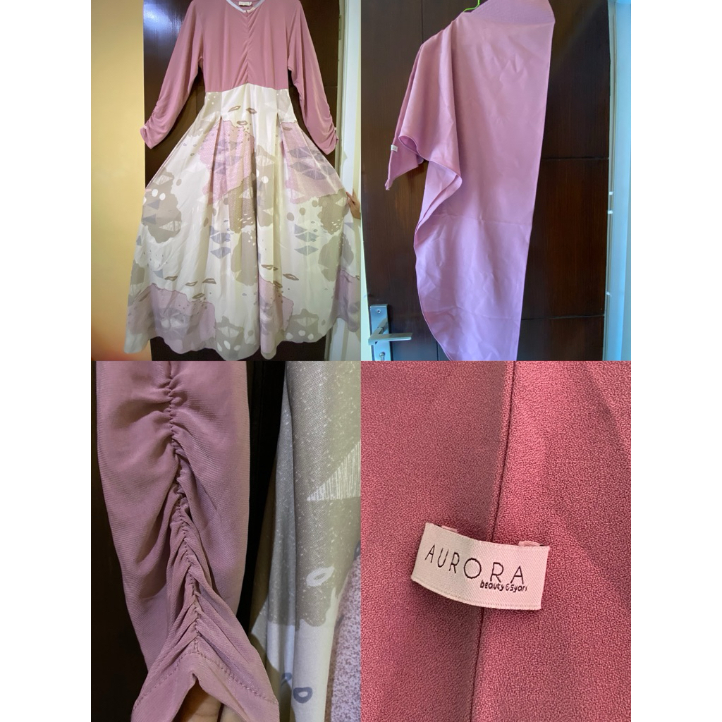 Prelove Gamis set Khimar by Aurora Syar’i