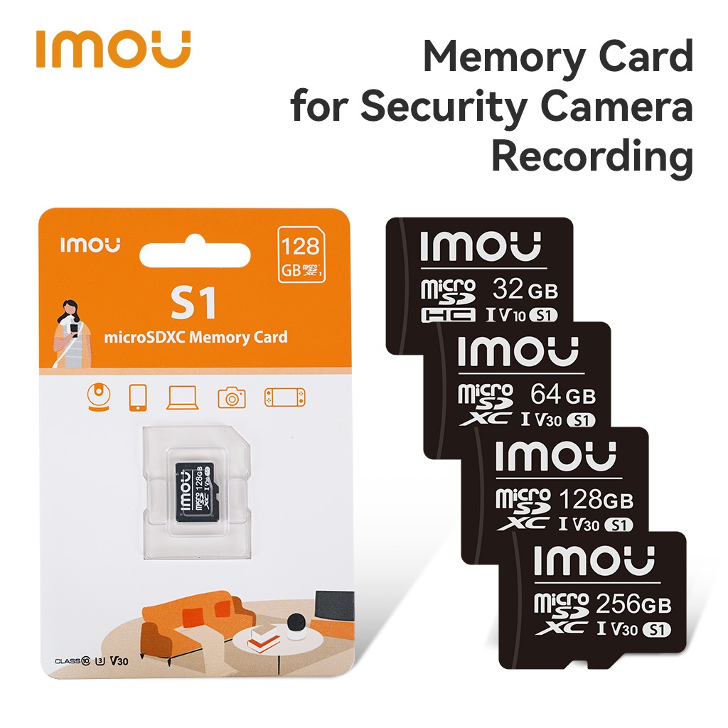 IMOU MicroSD 32GB / 64GB / 128GB / 256GB Micro SD Card HP CCTV Kartu Memori Memory Card Class 10