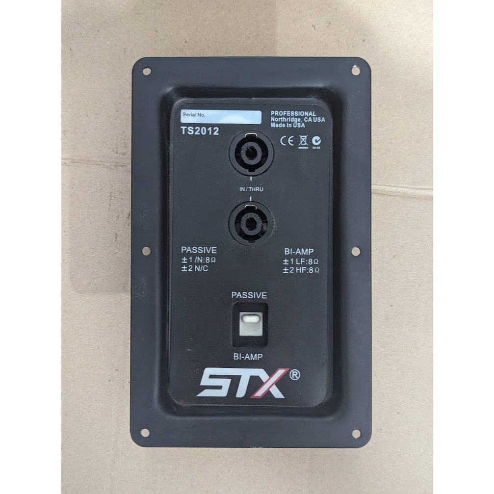 plat speakon spikon stx with passive b1-amp