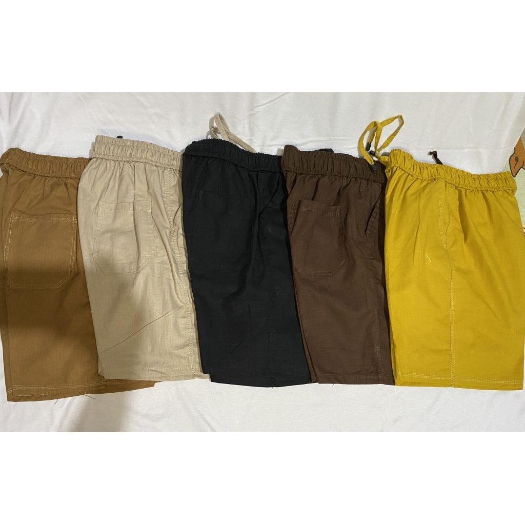 Celana pendek cowo 1 kodi bahan katun sigaret