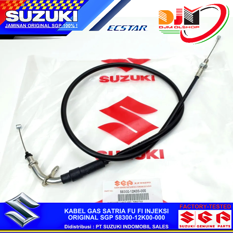Kabel Gas Satria Fu Fi Injeksi Original SGP 58300-12K00-000