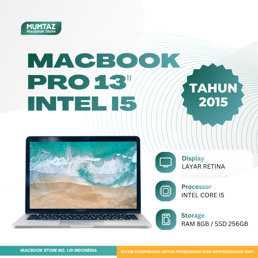 MacBook Pro 13" 2015 MF840 RAM 8GB / SSD 256GB