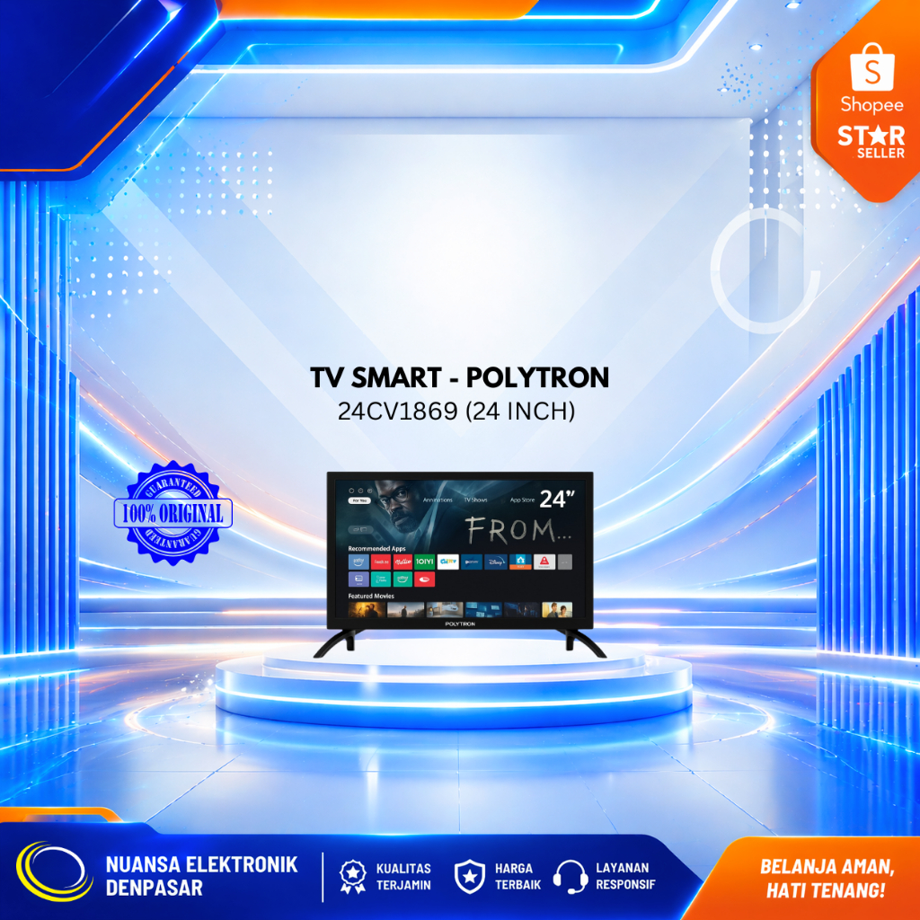 POLYTRON PLD24CV1869 Smart Tv 24 Inch - Nuansa Elektronik Denpasar