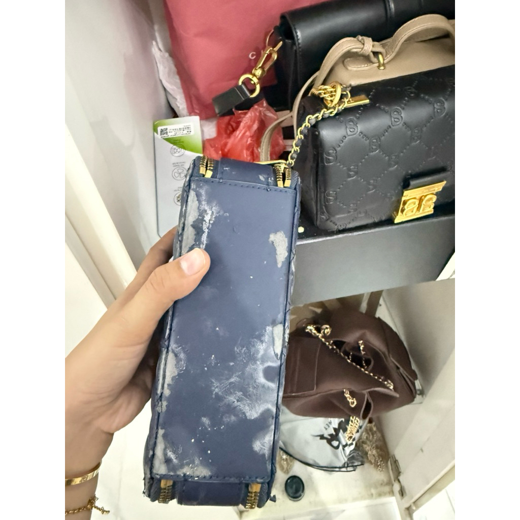 preloved tas yura bag navy