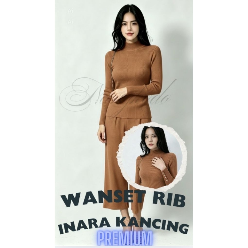 Stelan Inara Korean style/ wanset Inara premium Korean style/ wanset kekinian Korean style/ wanset t