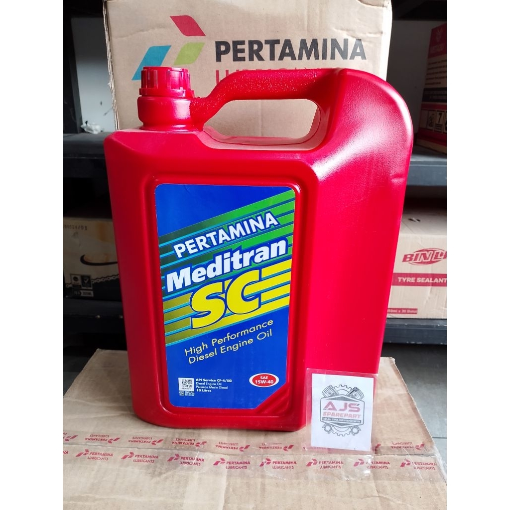 OLI MEDITRAN SC SAE 15W-40 10L OLI SOLAR PERTAMINA OLI MESIN MOBIL DIESEL