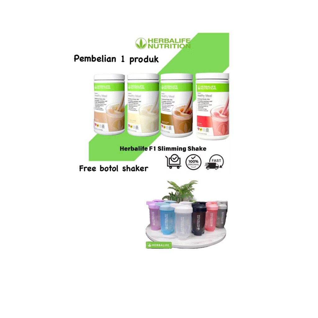 Herbalife Shake Ori 550g - Nutrisi Lengkap, Rasa Lezat, Diet Sehat