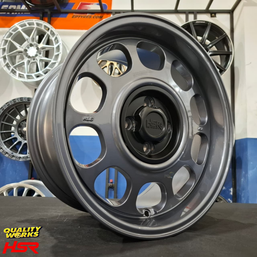 VELG RACING MOBIL MAZDA2 SWIFT VIOS RING 16 LEBAR 7/8 VELG HSR WHEEL KLG