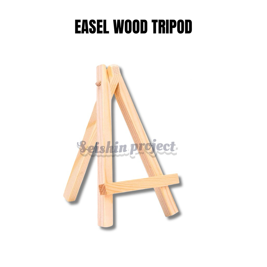 Easel stand kayu kanvas lukis, stand kayu lukis , dudukan lukisan