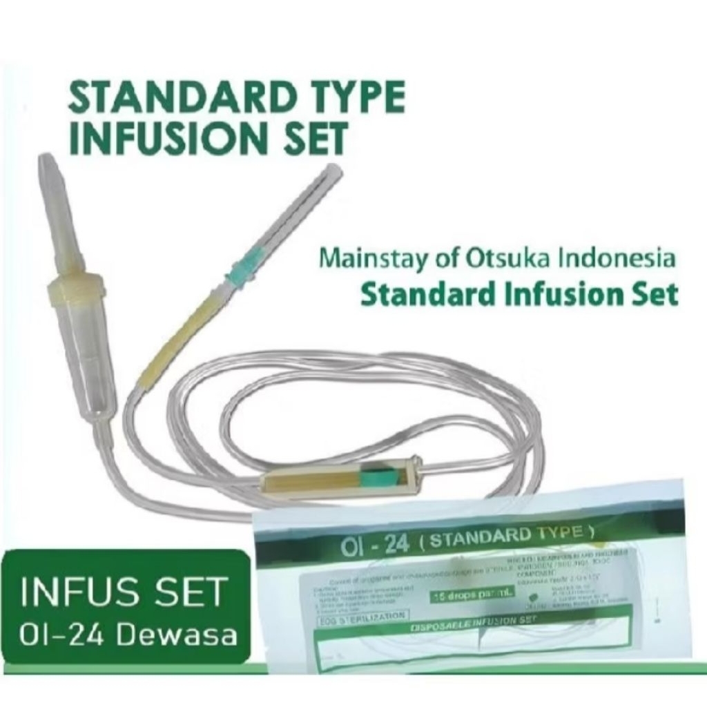 Infuset Dewasa OI-24 Otsuka/Selang Infus Promo
