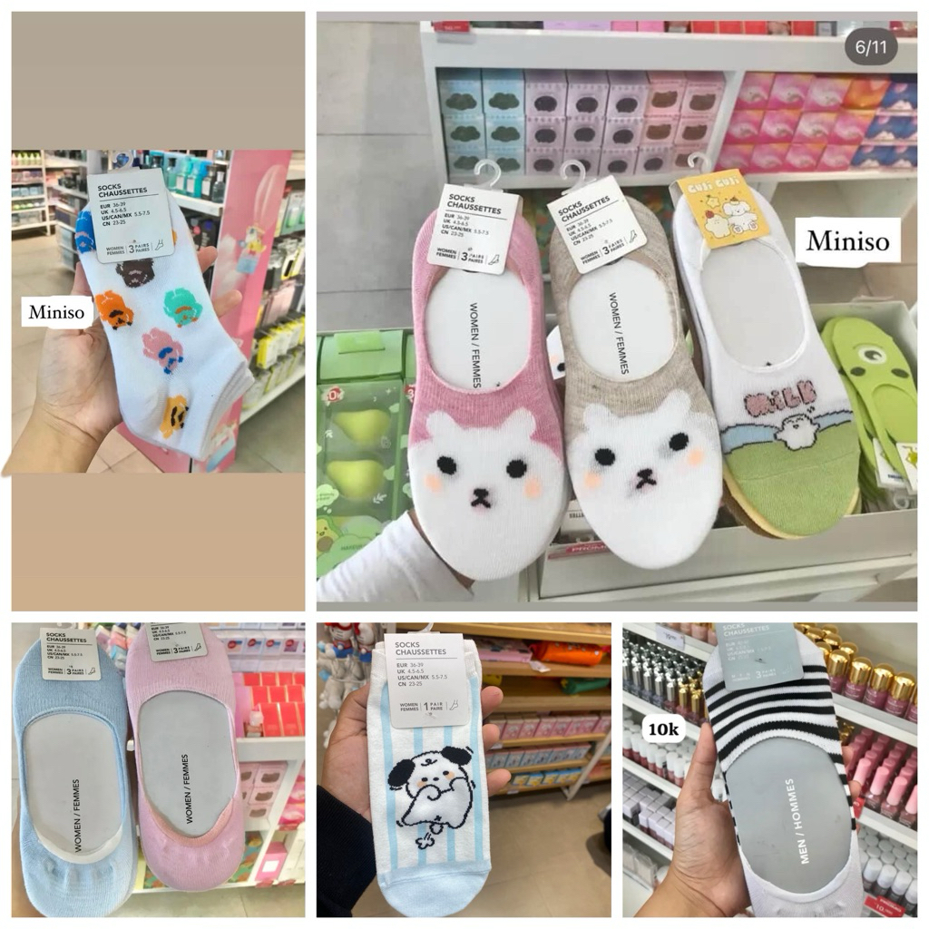 Kaos Kaki Miniso Original