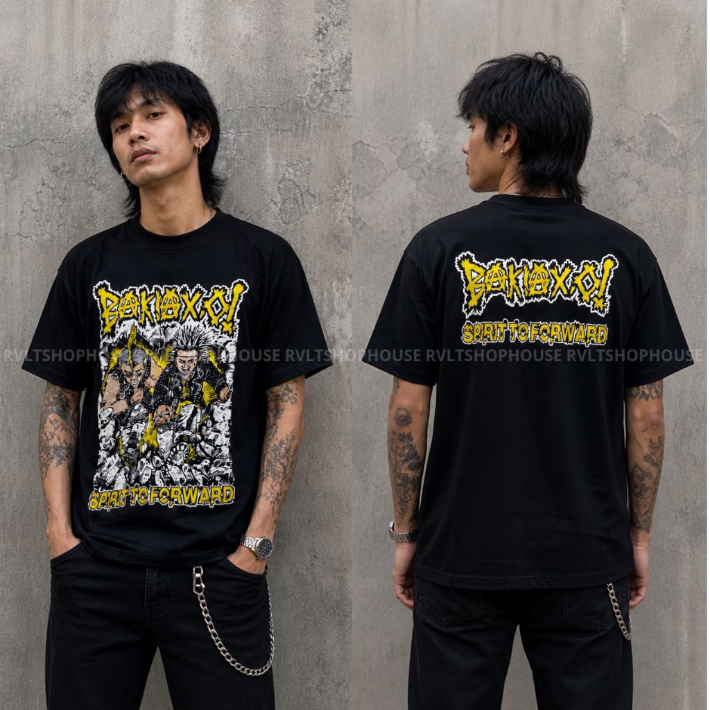 Kaos Band Punk Bakiax Oi / T-shirt Punk Kaos Distro / Kaos Punk