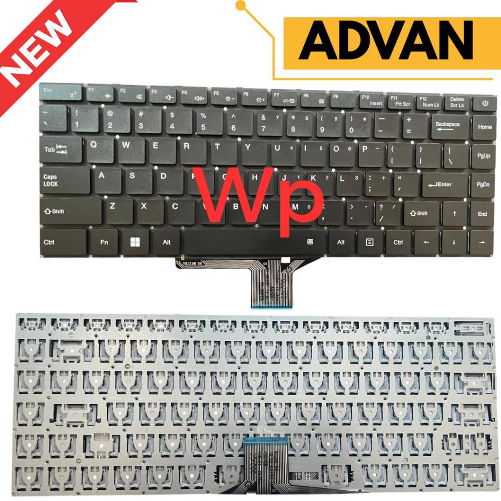 KEYBOARD KEYBORD LAPTOP ADVAN SOULMATE N4020 1405 SG14S01A BLACK - TOMBOL POWER
