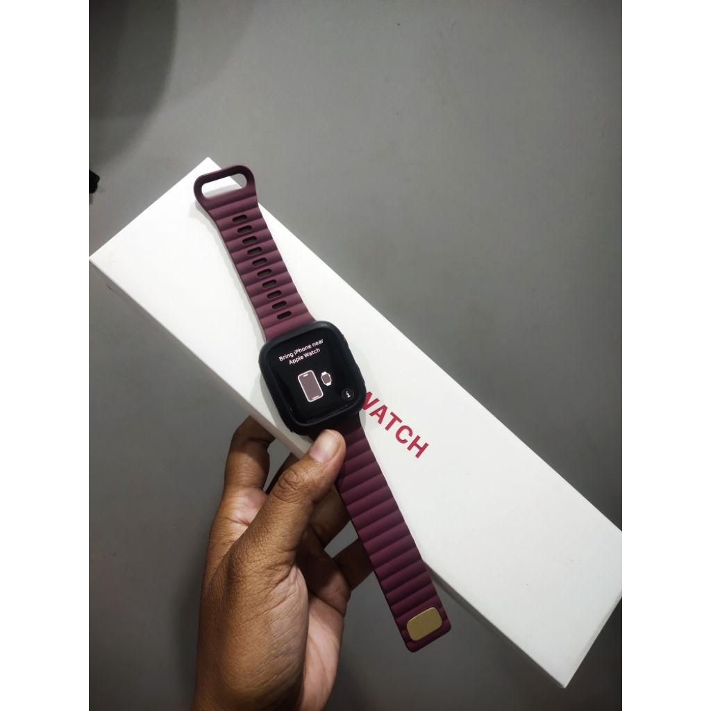 IWATCH SERIES 7 45MM SECOND RESMI INDONESIA FULLSET