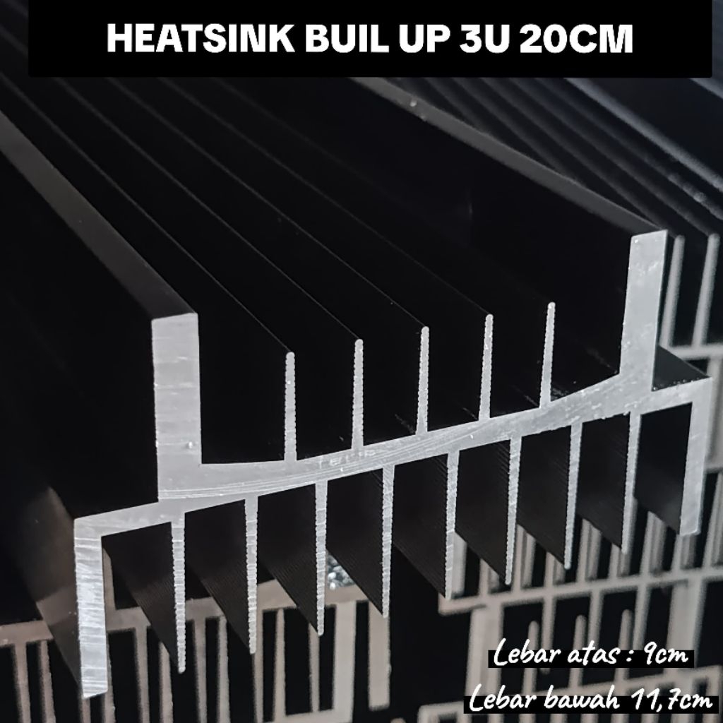 HEATSINK/PENDINGIN 3U 20CM TEBAL 7MM