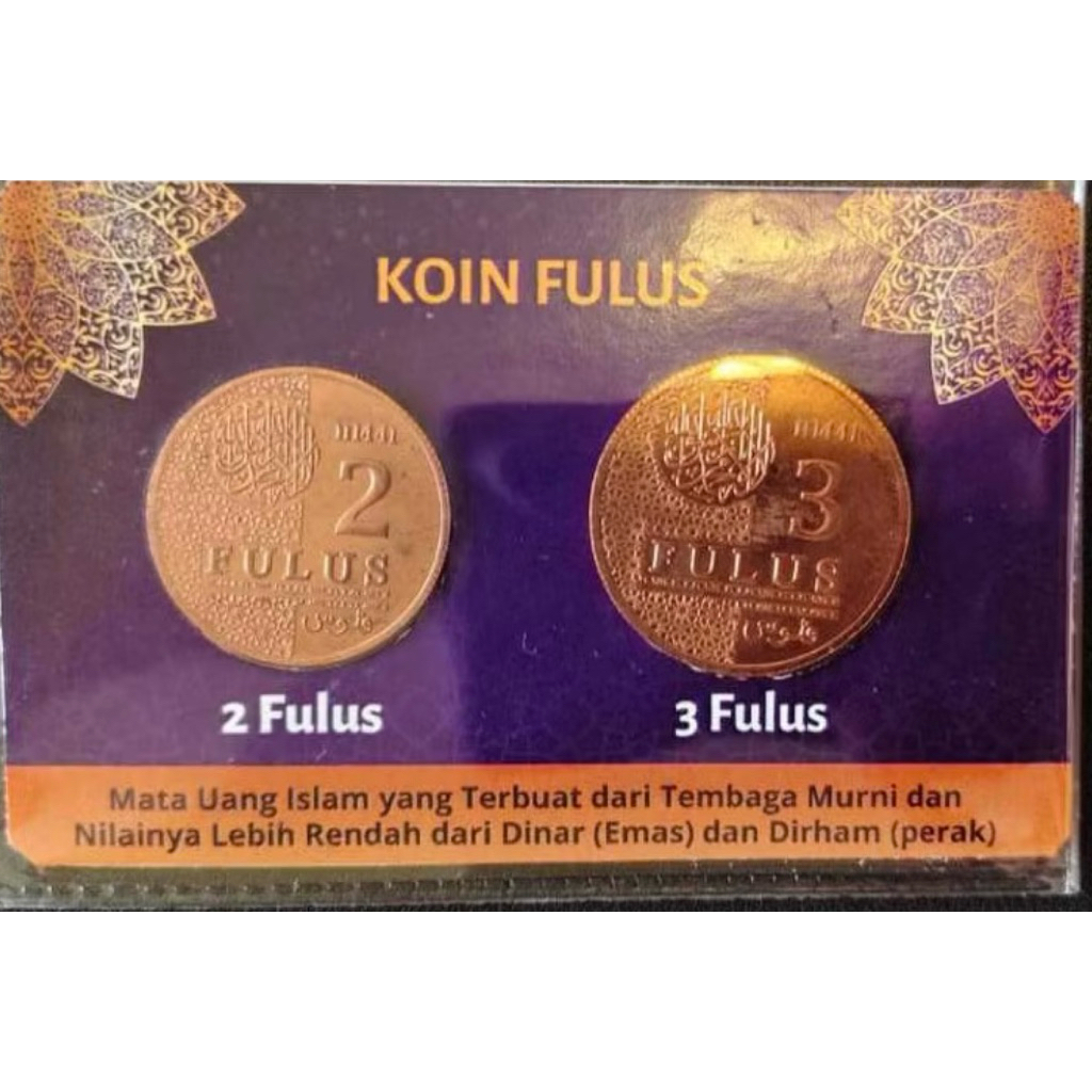 K0in 5 Fulus (1 set 2 keping pecahan 2 & 3)