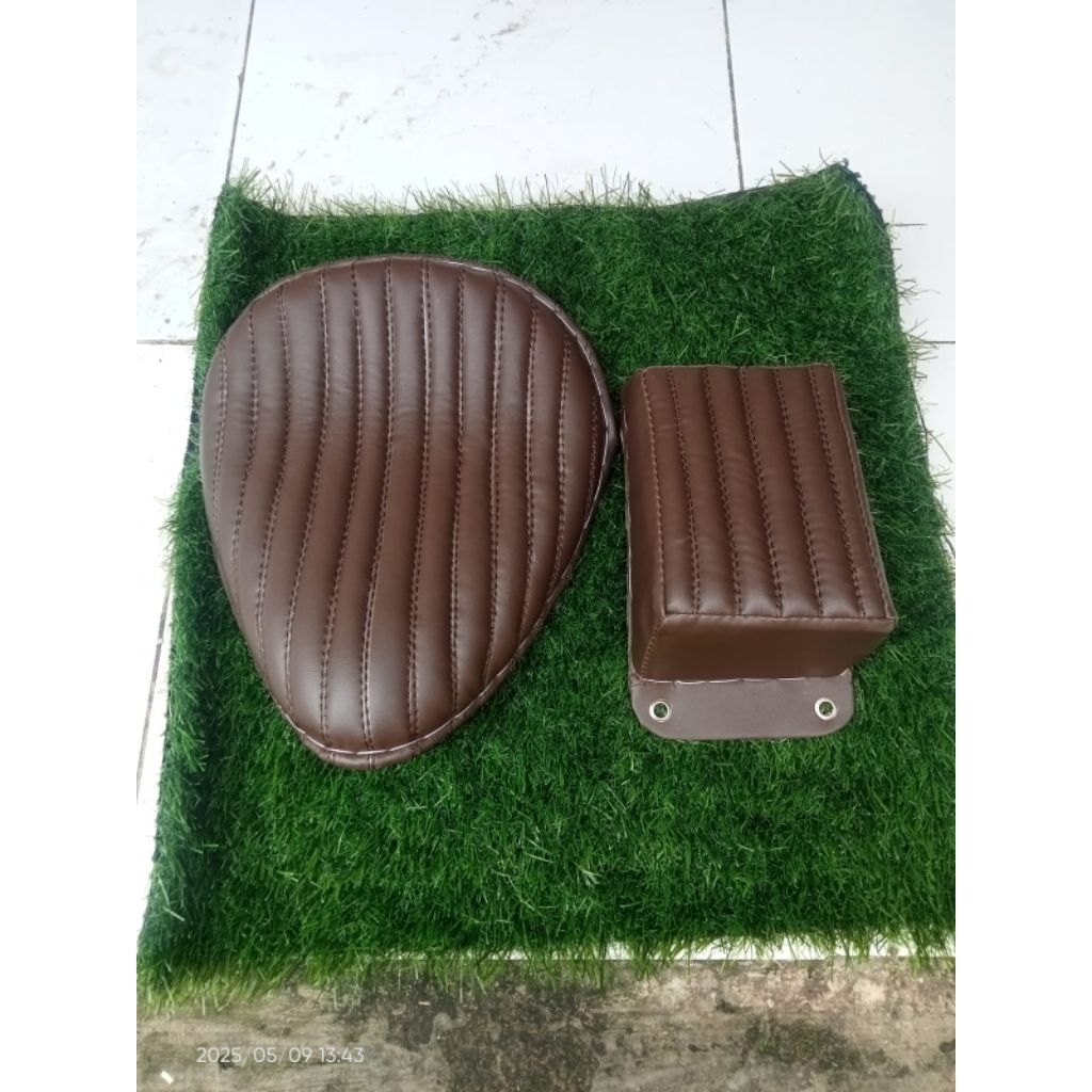 JOK Motor dobel seat,Jok depan belakang,JOk motor custom,JOk Chopper,JOK Bobber,Jok dobel seat