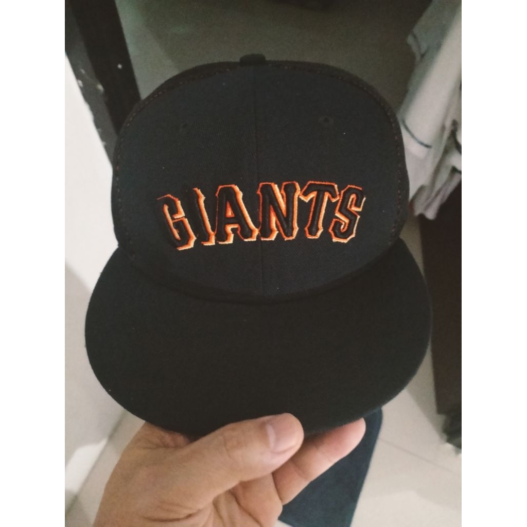 Topi Nike True SF Giants Baseball Hat Original - Black Orange