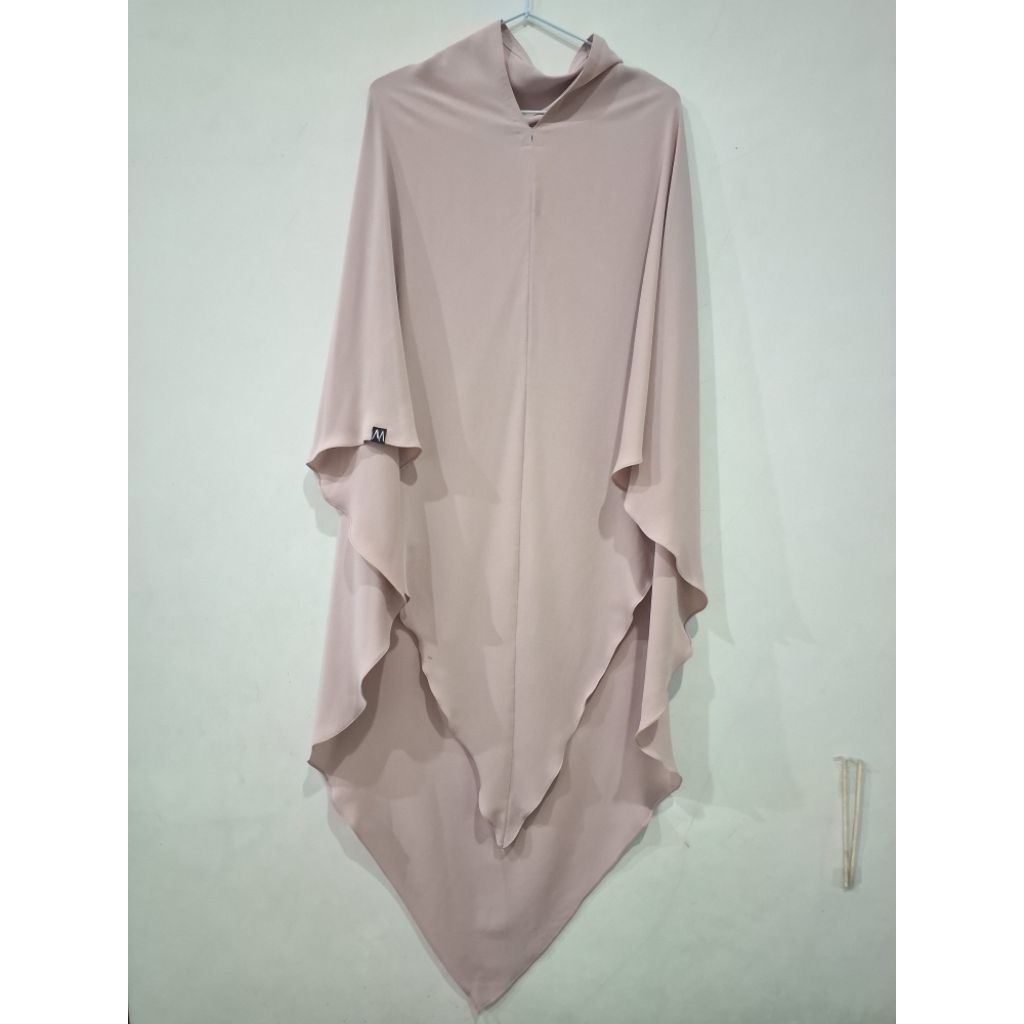 Preloved Ruya Khimar nonpad Fawn