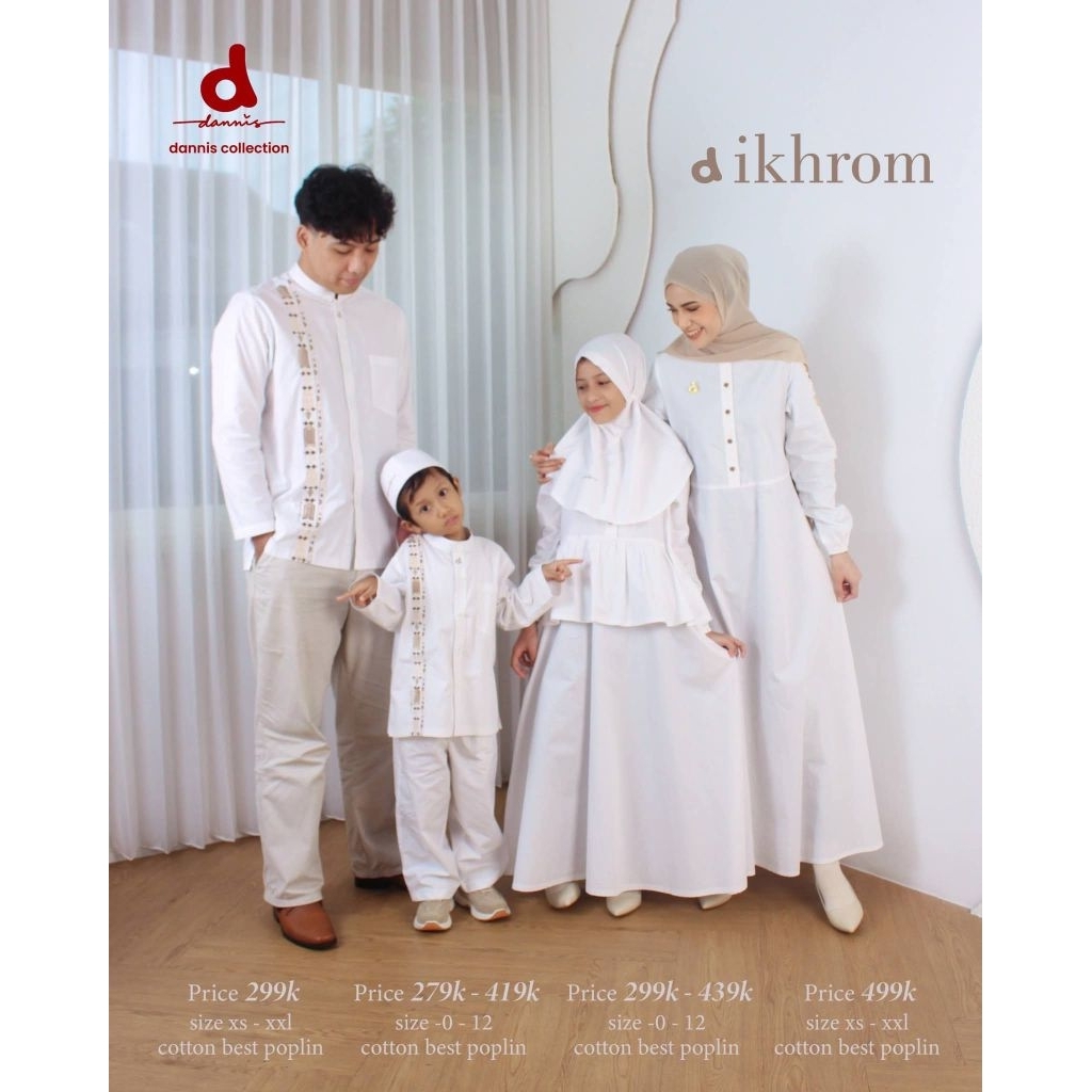 Terbaru Dannis Gamis Anak Putih & Koko Anak Putih / Gamis Putih d'Ikhrom / Koko Anak d' Ihrom