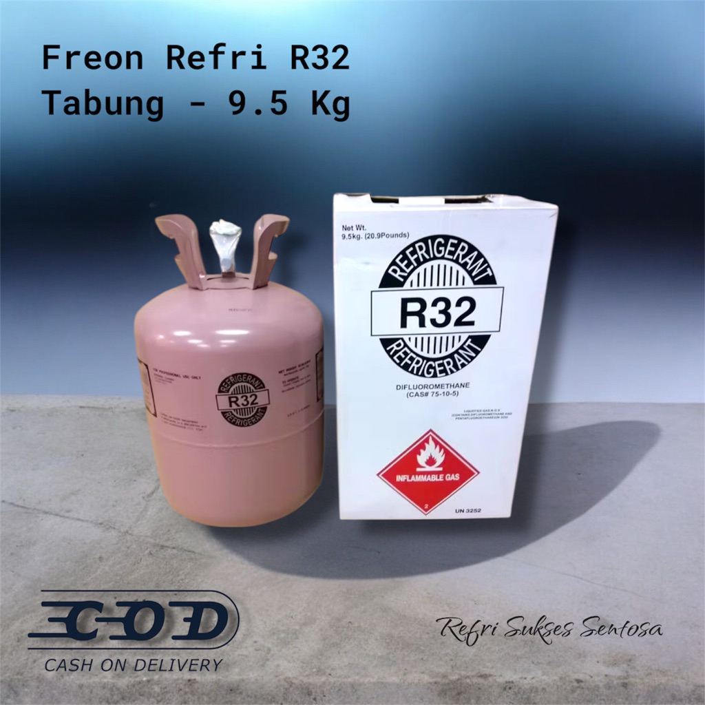 Freon Refri R32 Tabung // Freon Tabung Refri / R32 - 9.5 Kg