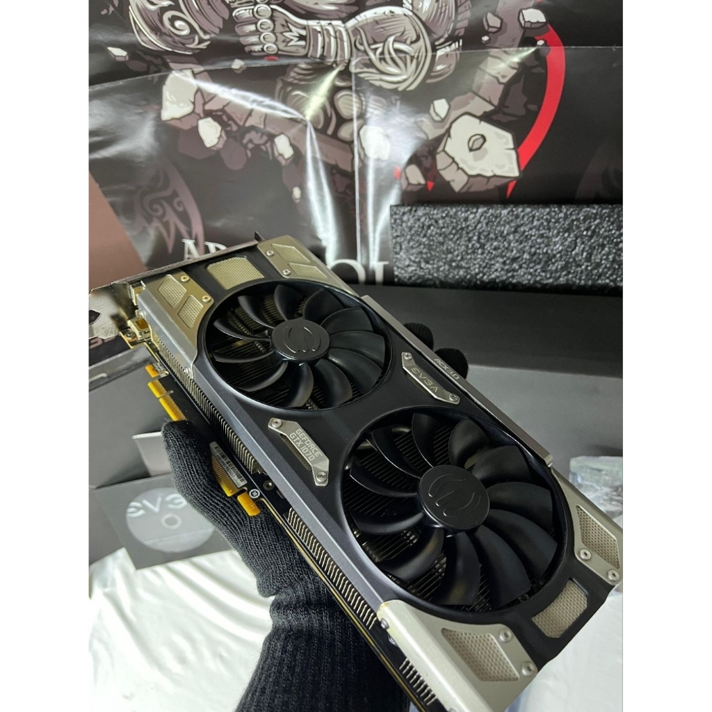 NVIDIA EVGA GeForce GTX 1070 FTW 8GB GDDR5 Fullset Original Box - Cocok Repair Modding Display
