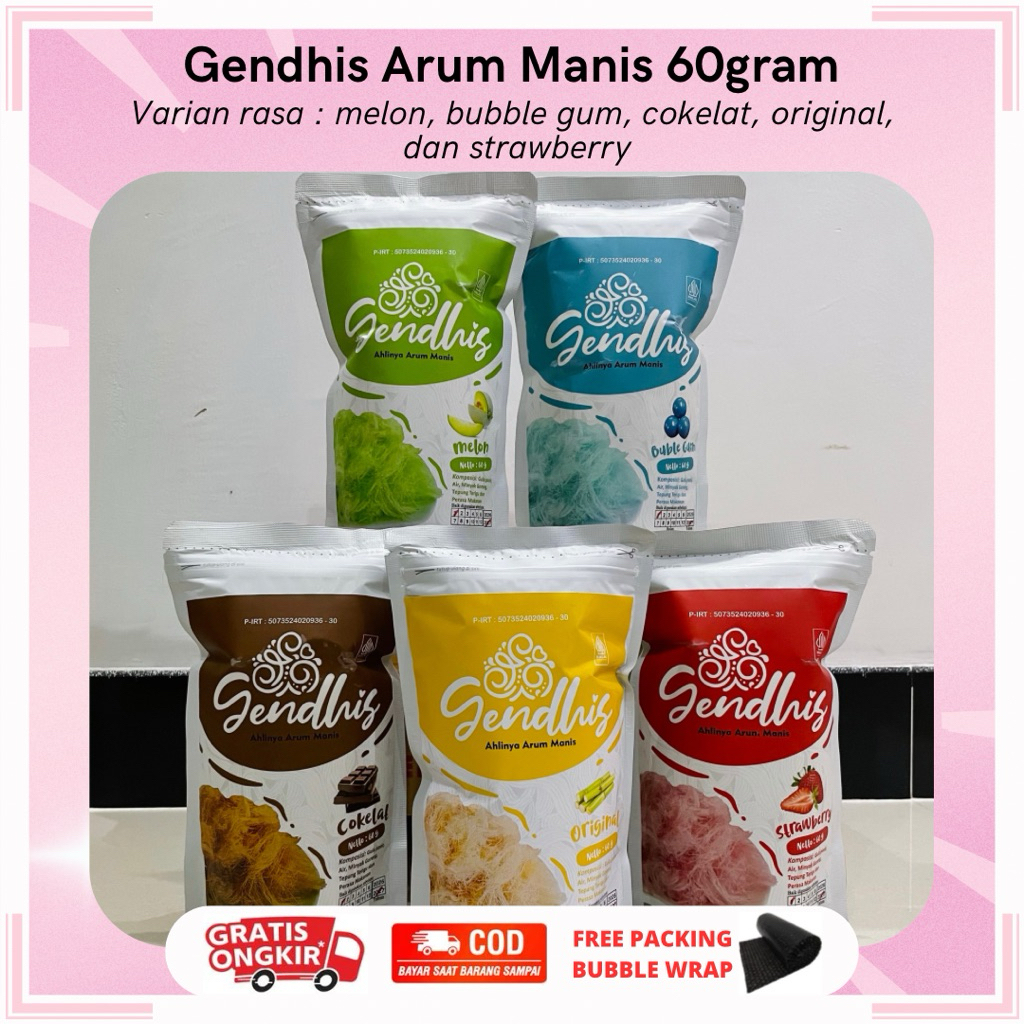 GENDHIS RAMBUT NENEK 60GRAM | GENDHIS ARUM MANIS ALL VARIAN
