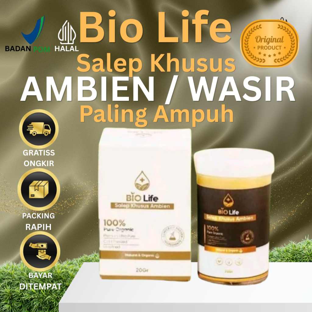 Salep Khusus Ambien/Wasir Paling Ampuh Biolife Original 100% Obat Herbal Ambien Stadium 1-4