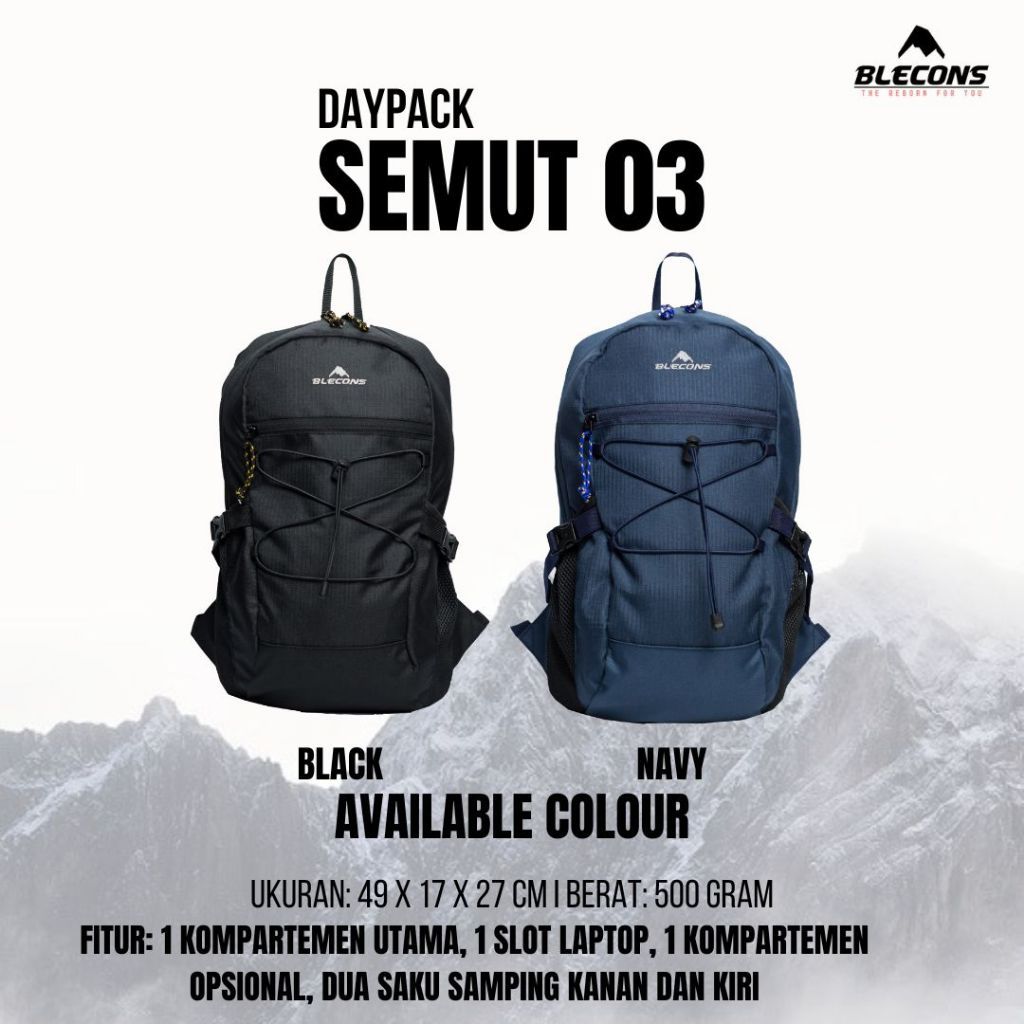 Blecons- Tas Ransel Series Semut 03 Daypack Backpack